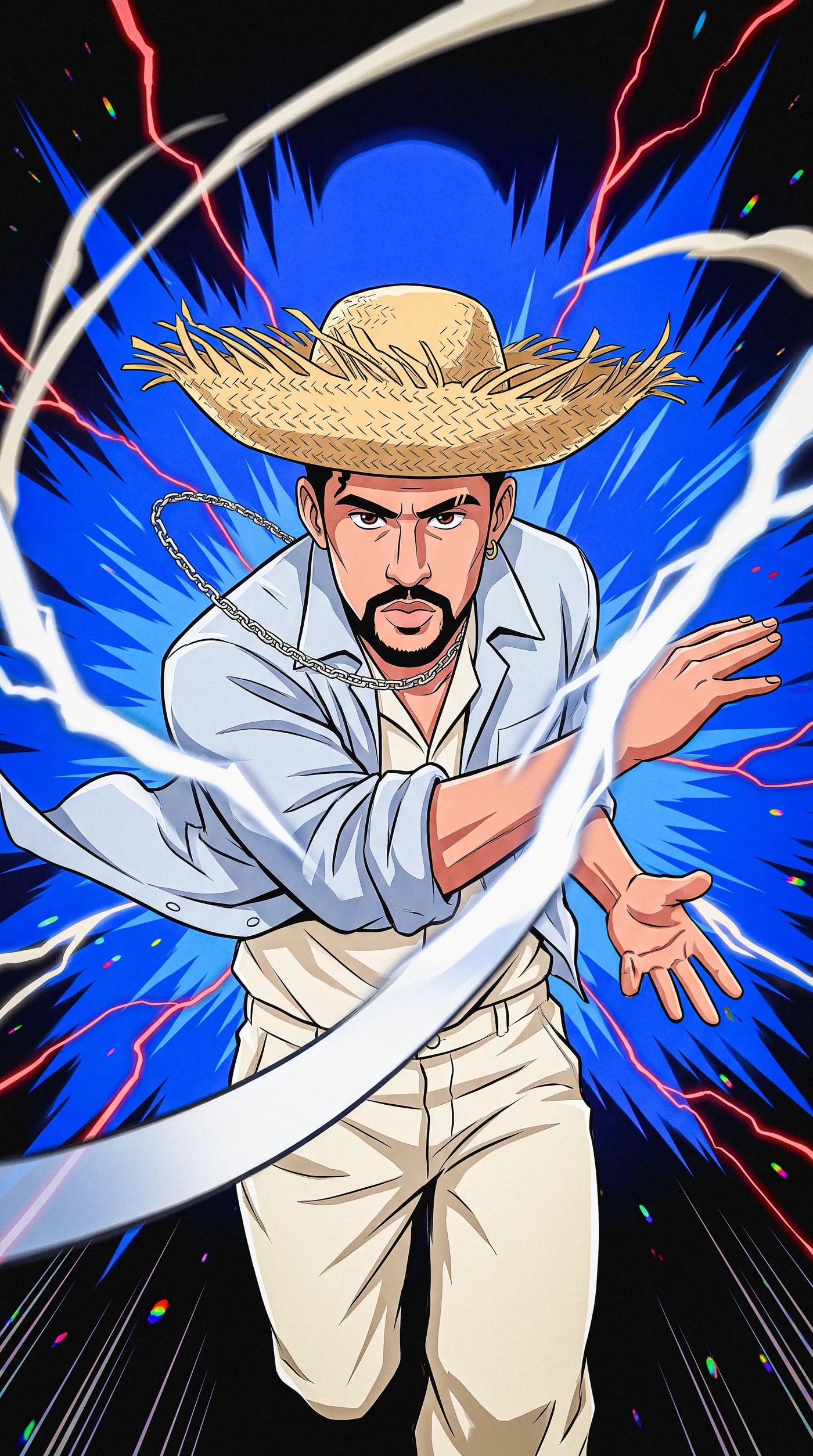 Bad Bunny Anime Style 5