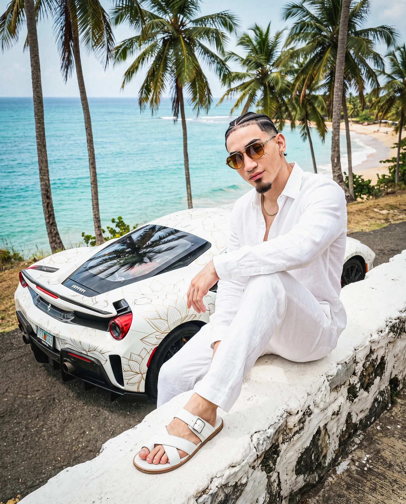 White Ferrari 1