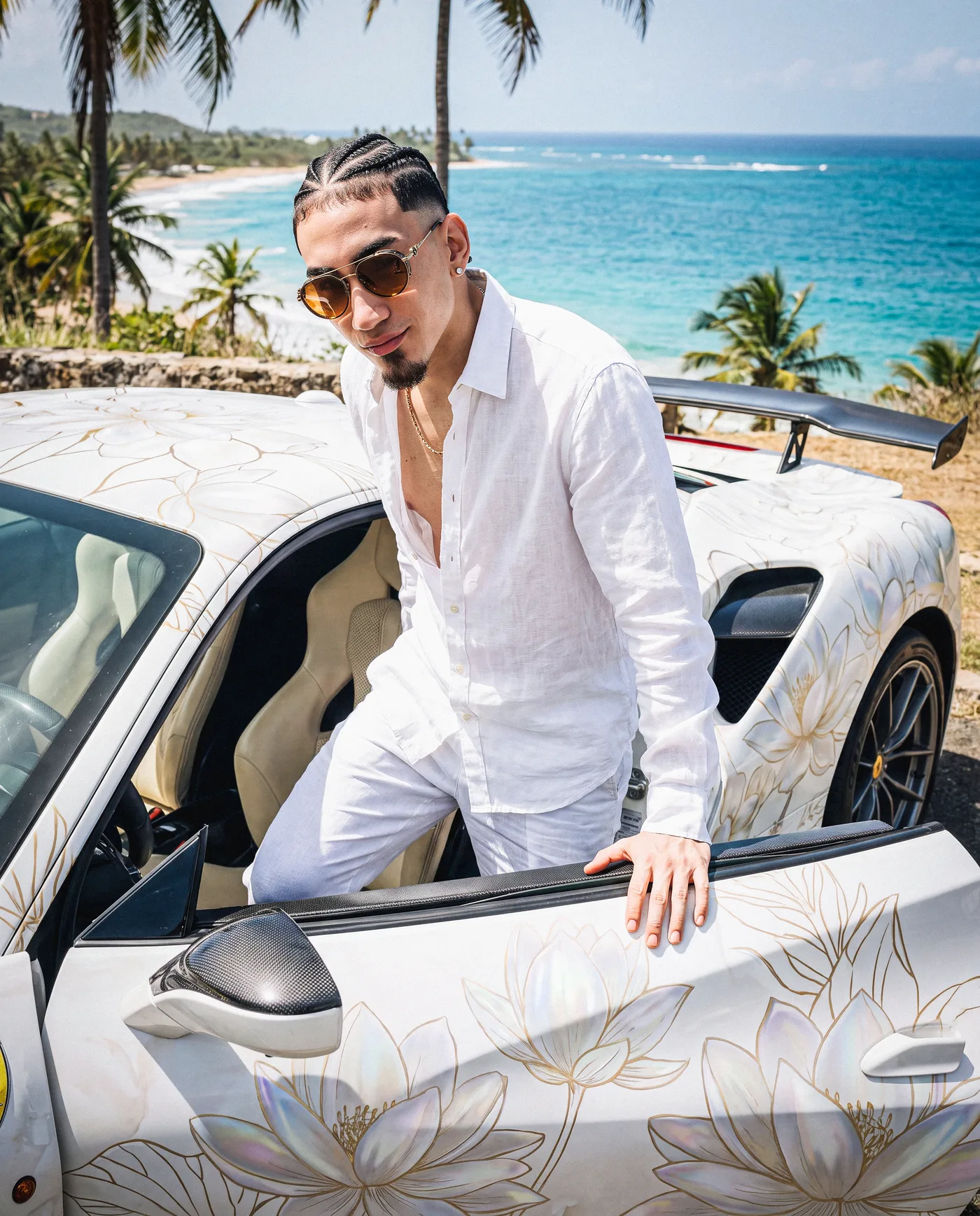 White Ferrari 3