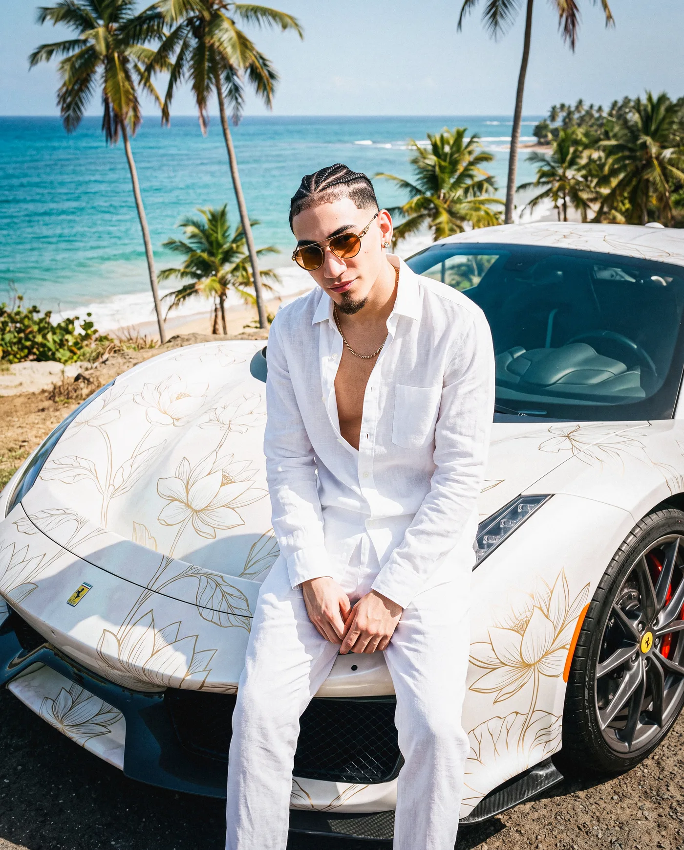 White Ferrari 5