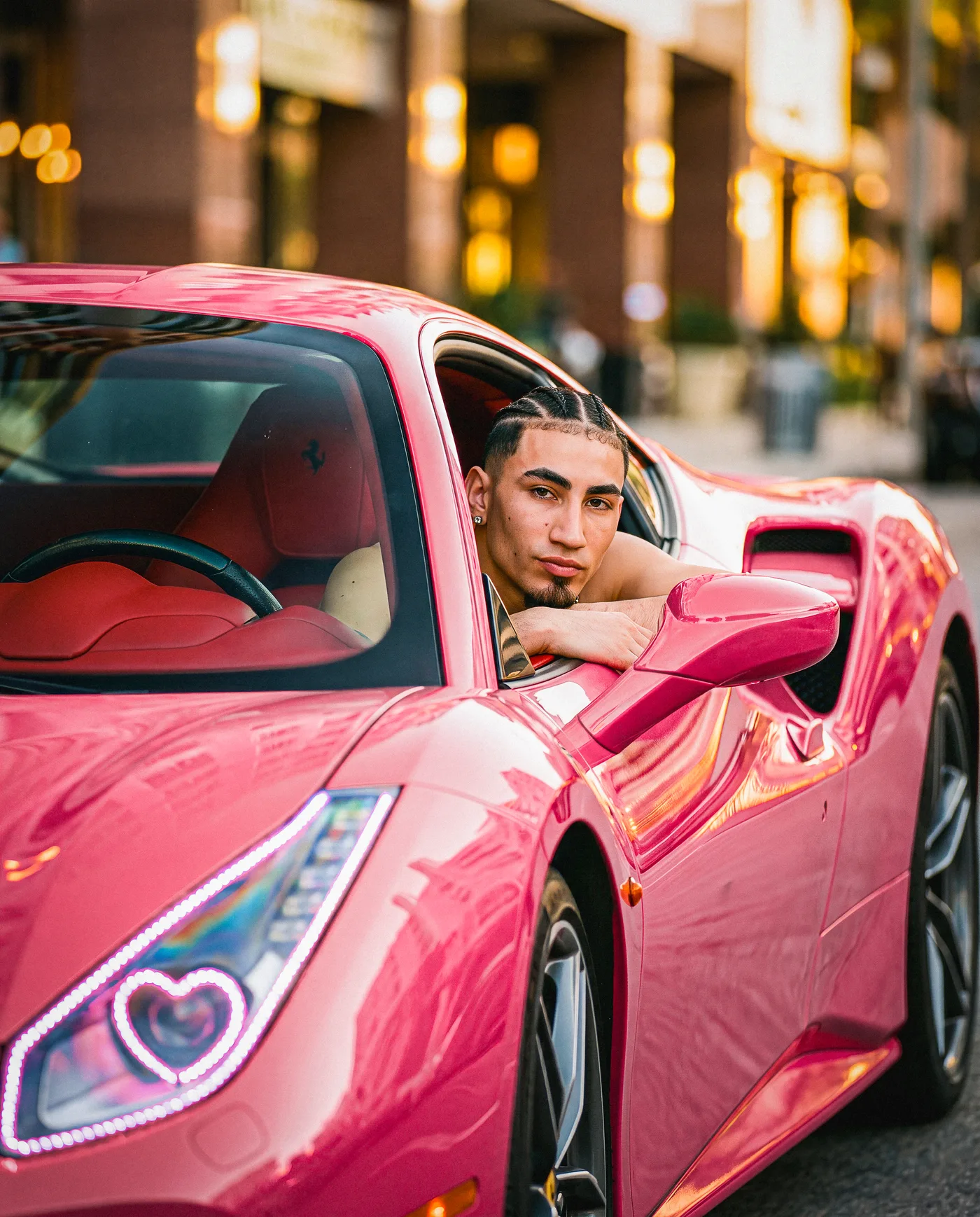 Pink Ferrari 1