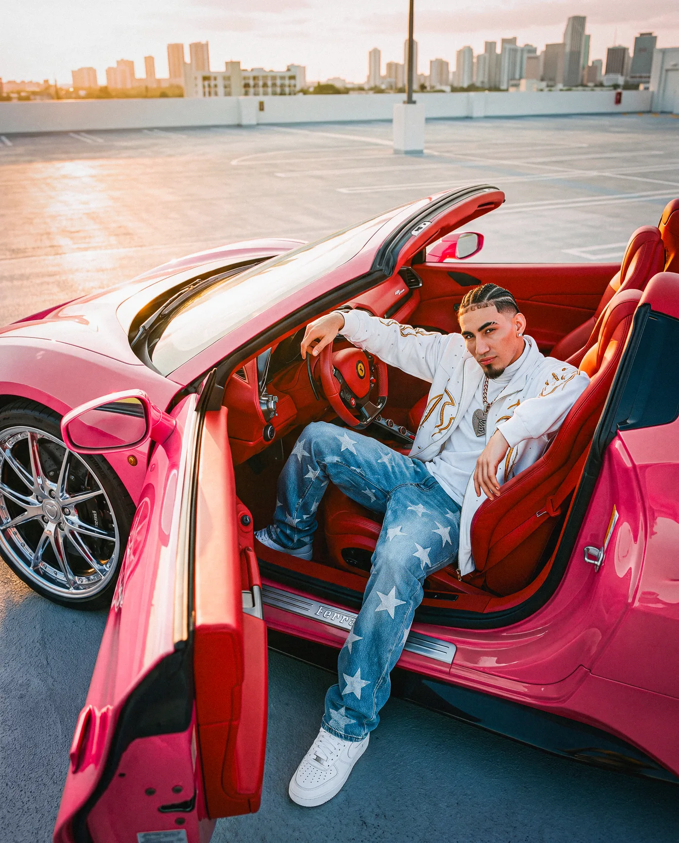 Pink Ferrari 3