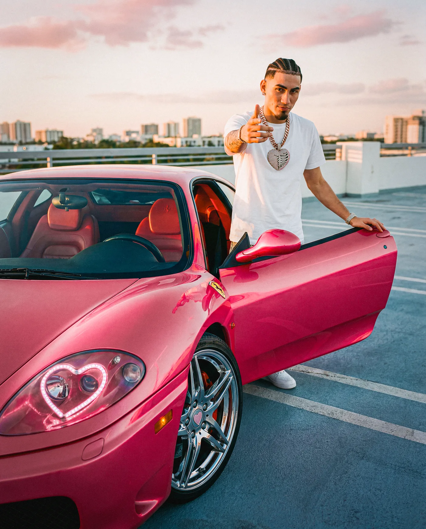 Pink Ferrari 4