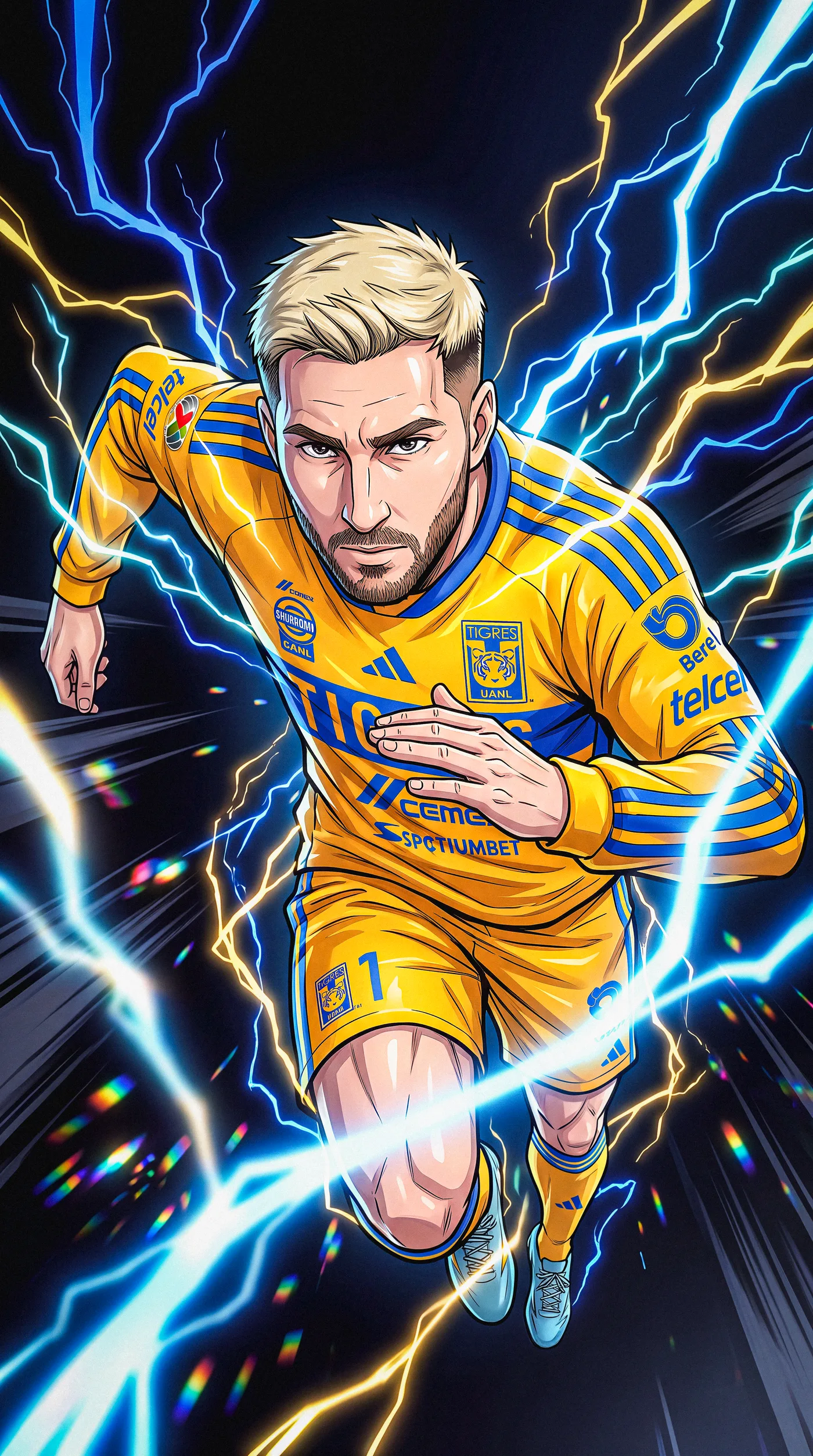 Tigres Players Anime Style 4