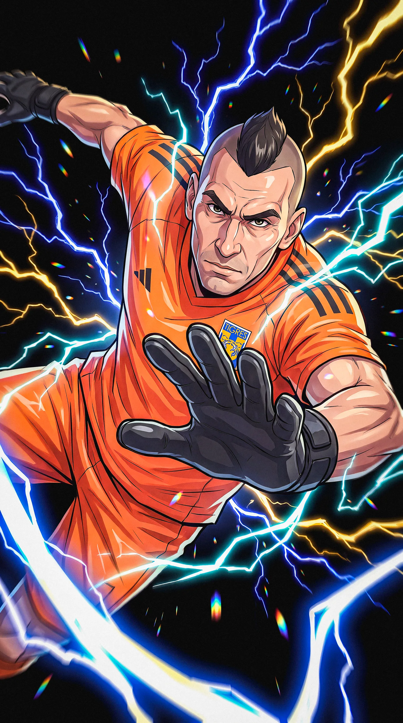 Tigres Players Anime Style 5